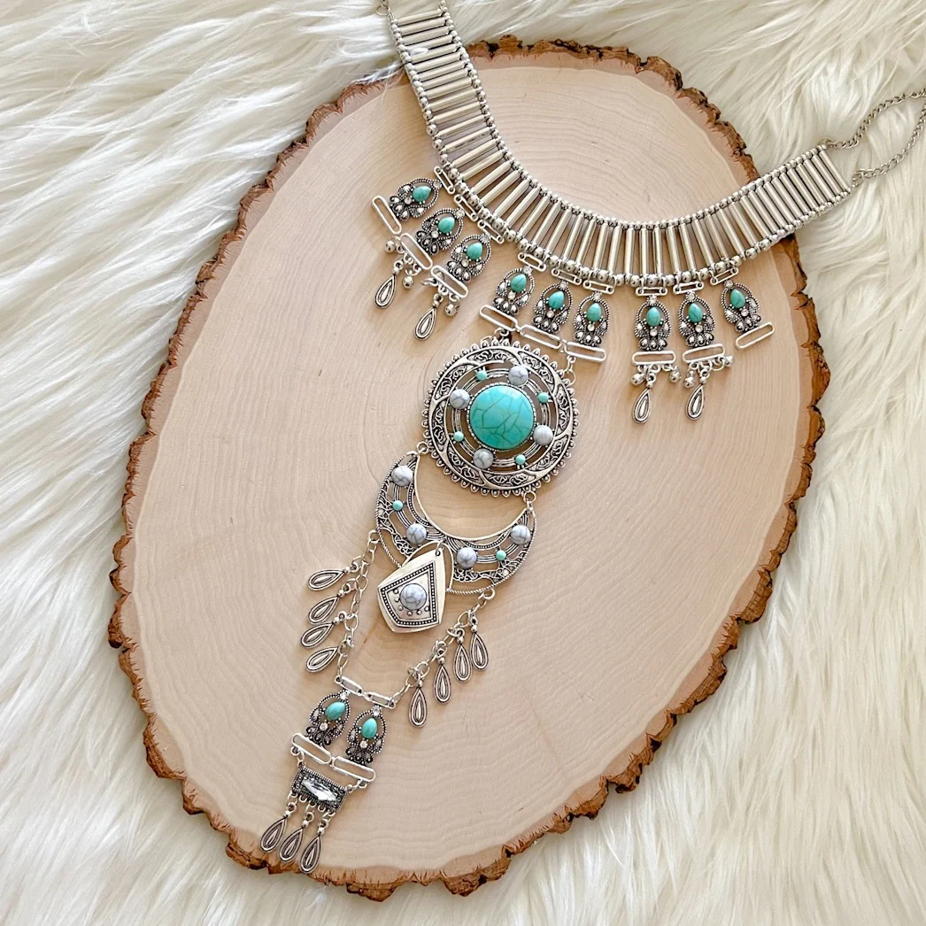 Toria Boho Statement Necklace - Image 28