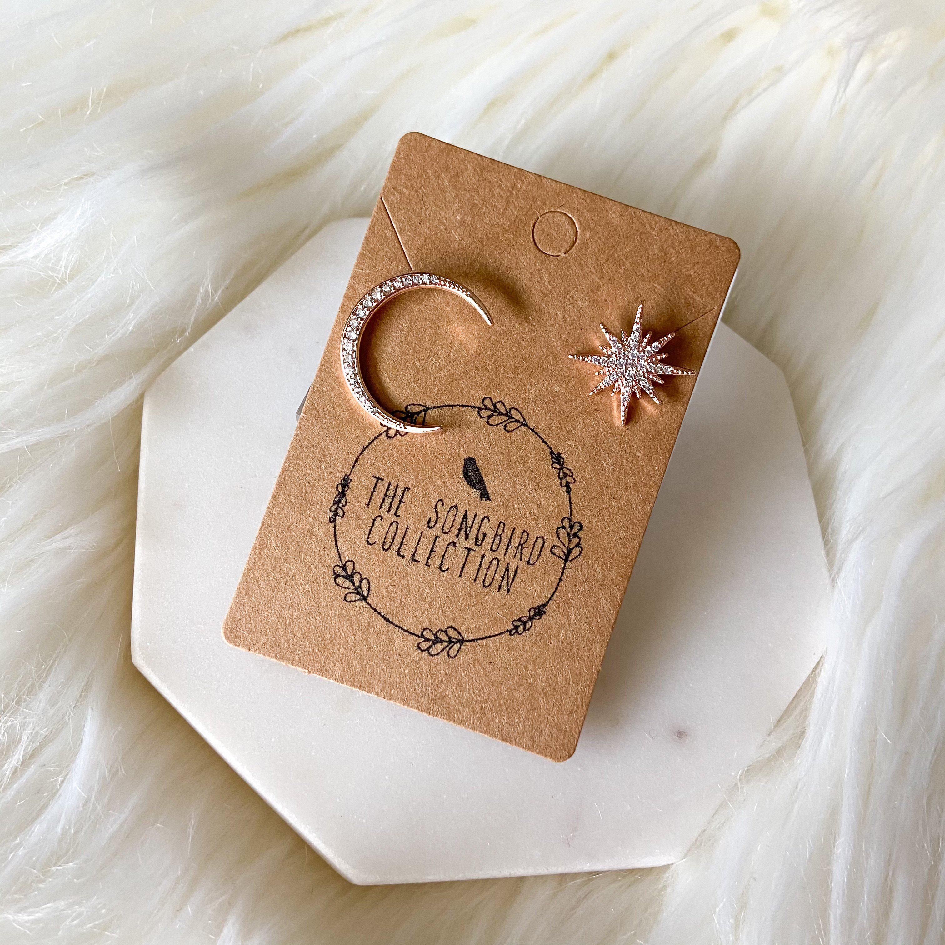 Twinkle Star & Moon Asymmetric Stud Earrings - Image 15