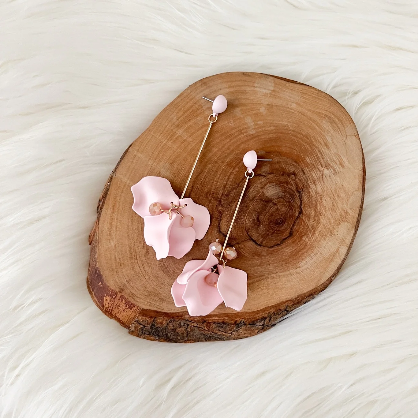 Vanilla Cream Petal Drop Earrings -  LAST CHANCE! - Image 39